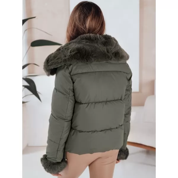  Ženska jakna DSTREET TY5068 ZELENO 