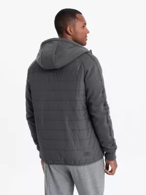 Jakna OMBRE C635 TEMNO SIVA
