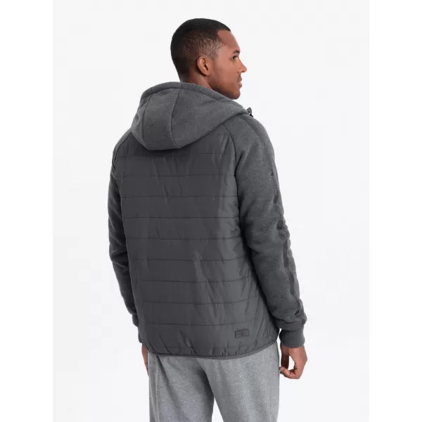  Jakna OMBRE C635 TEMNO SIVA 