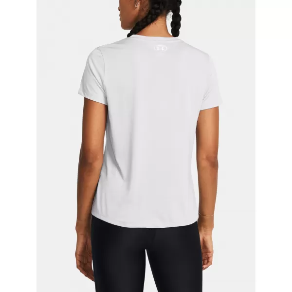  Ženska majica s kratkimi rokavi UNDER ARMOUR TECH SSV- TWIST 1384227-014 SIVA 