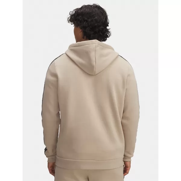  Moški pulover UNDER ARMOUR UA ICON FLEECE FZ TAPING 1390298-299 RJAVA 