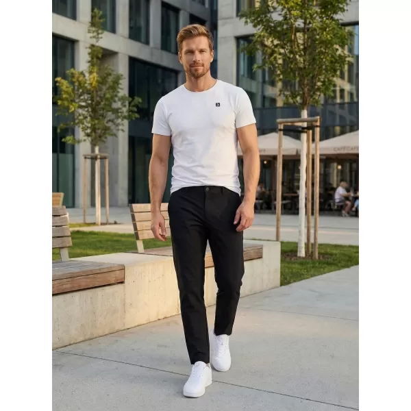  Moške hlače ALTISPORT ATS TROUSER SLIM-FIT ČRNA 
