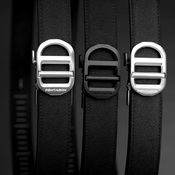  Pas PENTAGON CHUCK RATCHET BELT DRK K17104 ČRNA 