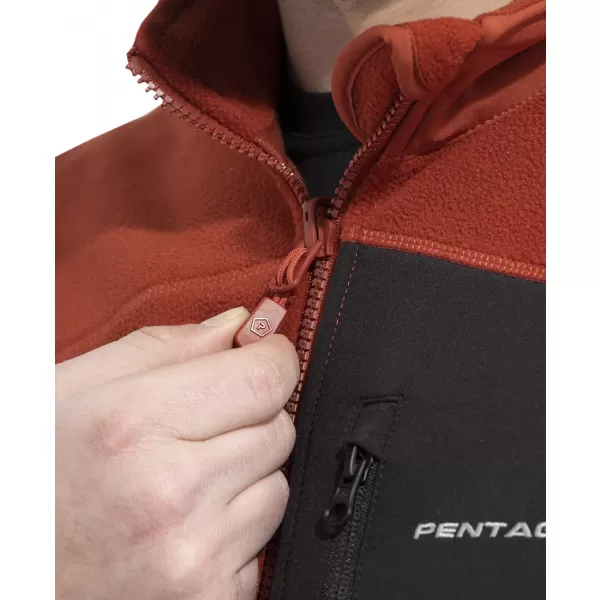  Moški pulover PENTAGON ATHOS 2.0 MEN΄S FLEECE JACKET K08047 RJAVO SIVA 