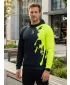 Moški vrhunski funkcionalni pulover ALTISPORT VOJ/ALM112MI01 ČRNO-FLUO RUMENA
