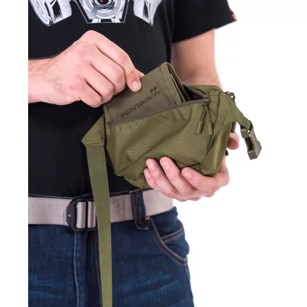  Ohišje PENTAGON MINOR TRAVEL POUCH K17080 OLIVNO ZELENA 