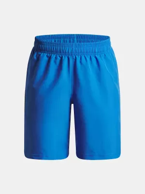 Fantovske kratke hlače UNDER ARMOUR UA TECH WOVEN WORDMARK SHORT 1383341-402 MODRA