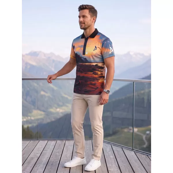  Moška funkcionalna majica z vrhunskim ovratnikom ALTISPORT VOJ/ALM116TR05 BANKA 
