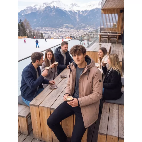  Moška zimska jakna ALTISPORT GERRY RJAVA 
