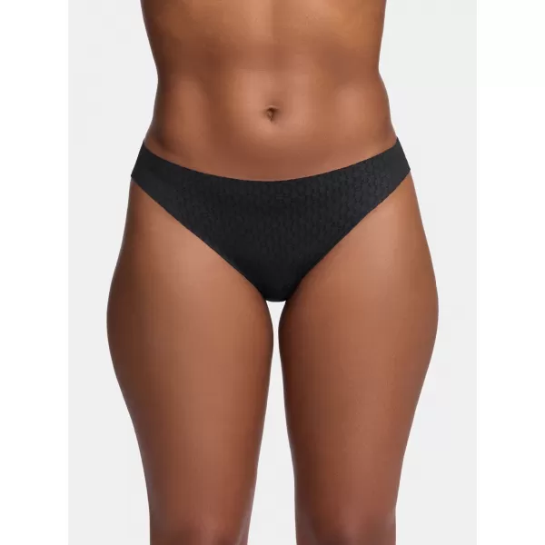  Ženske tangice UNDER ARMOUR UA PURE STRETCH MESH (3KS) 1390412-001 ČRNA 