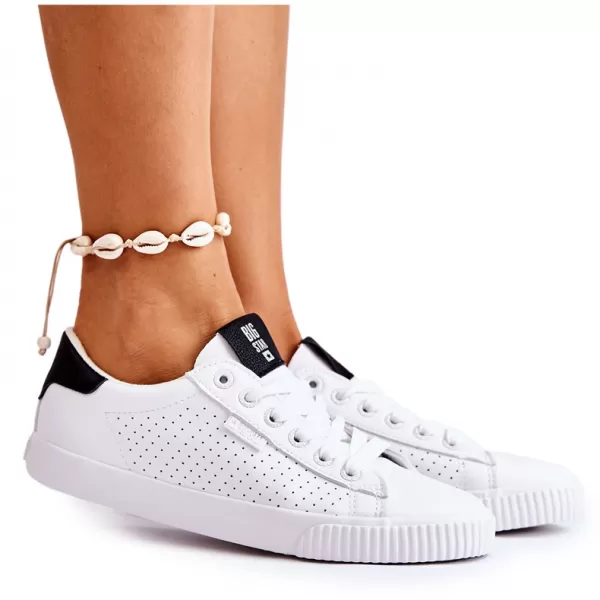  BIG STAR Ženske superge HH274071 WHITE/BLACK Big Star Shoes 