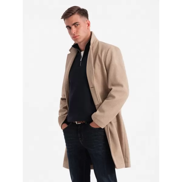  Plašči OMBRE OM-COWC-0104-new BEŽ 