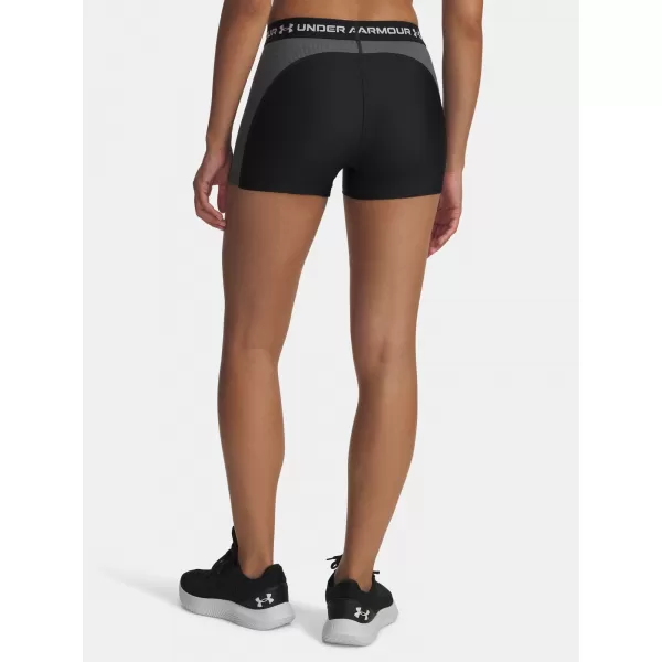  Ženske kratke hlače UNDER ARMOUR UA HG RIB SHORTY 6004852-001 ČRNA 