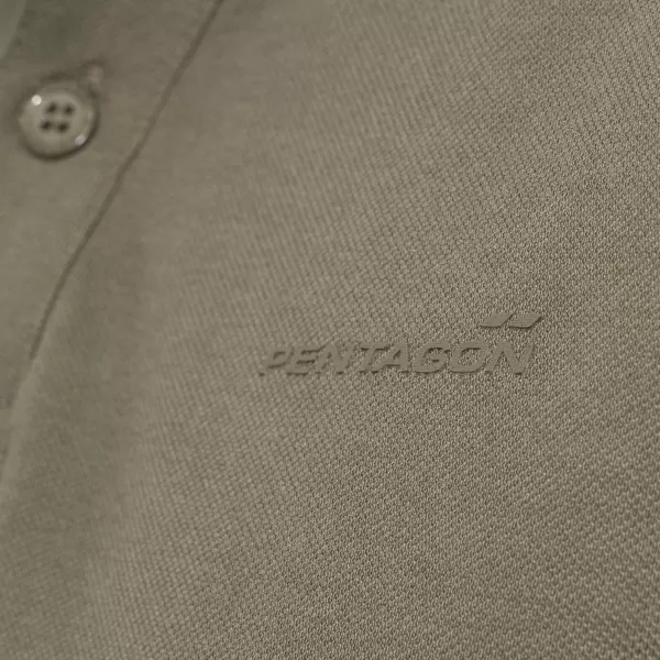  Moška majica s kratkimi rokavi z ovratnikom PENTAGON MOTH PIQUET POLO SHIRT K09047 ČRNA 