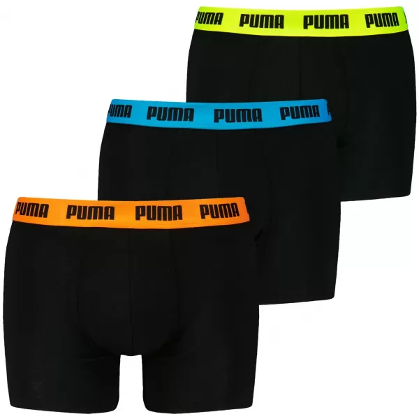  Boksar PUMA MEN EVERYDAY BOXER 3P 93832706 ČRNE/RAZLIČNE BARVE LOGOTIPA 