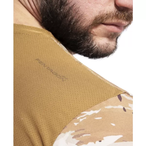  Majica s kratkimi rokavi PENTAGON APOLLO ACTIVITY SHIRT K11012 SIVA MASKIRNA MASKA 