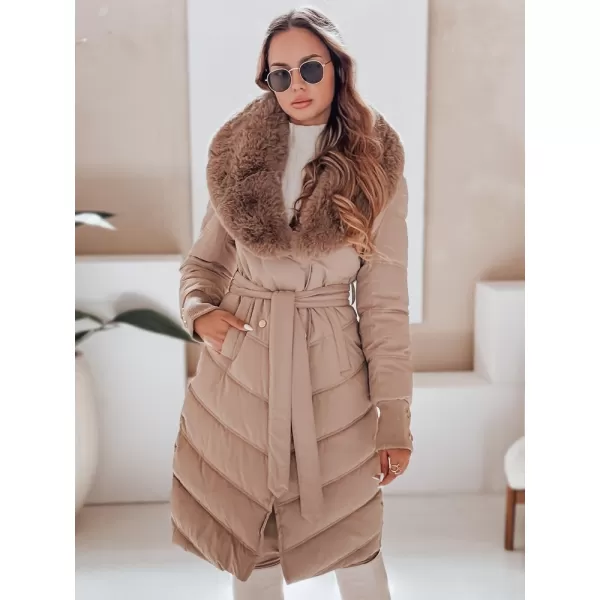  Ženska jakna DSTREET TY5077 KARAMELA 