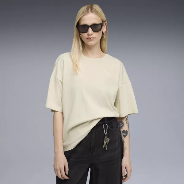  Ženska majica s kratkimi rokavi PUMA HER OVERSIZED TEE 68814887 ALPSKI SNEG 