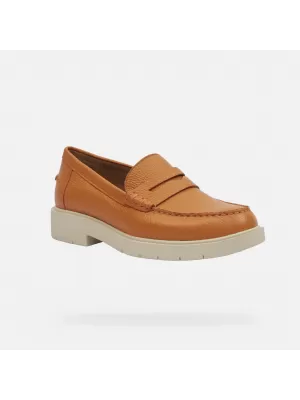 Ženski mokasini GEOX SPHERICA EC1 G000459 RJAVA