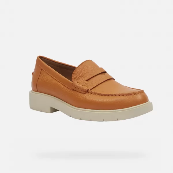  Ženski mokasini GEOX SPHERICA EC1 G000459 RJAVA 