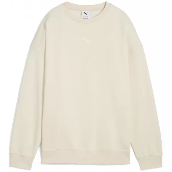  Damske trenirke PUMA ESS OVERSIZED CREW FL 68540087 ALPSKI SNEG 