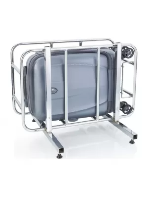 Kovček HEYS VANTAGE SMART LUGGAGE S SKRILASTO MODRA