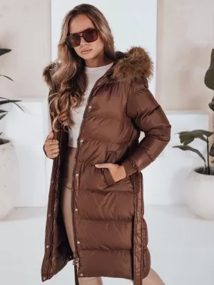 Ženska jakna DSTREET TY5009 RJAVA