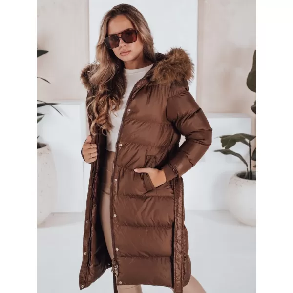  Ženska jakna DSTREET TY5009 RJAVA 