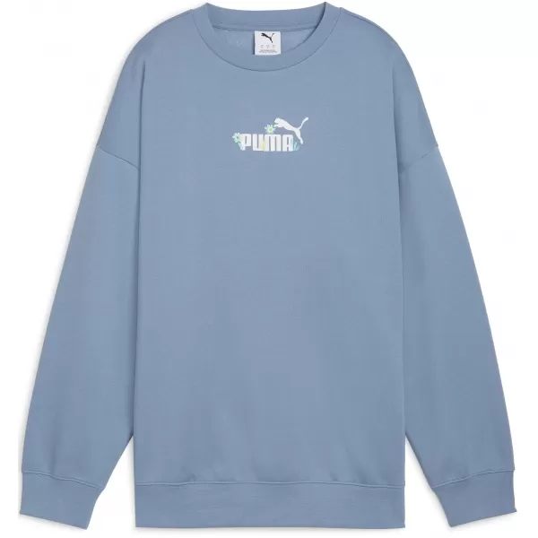  Damske trenirke PUMA ESS NATURE 2 0 OVERSIZED CREW FL 68807834 KUL MODRA 
