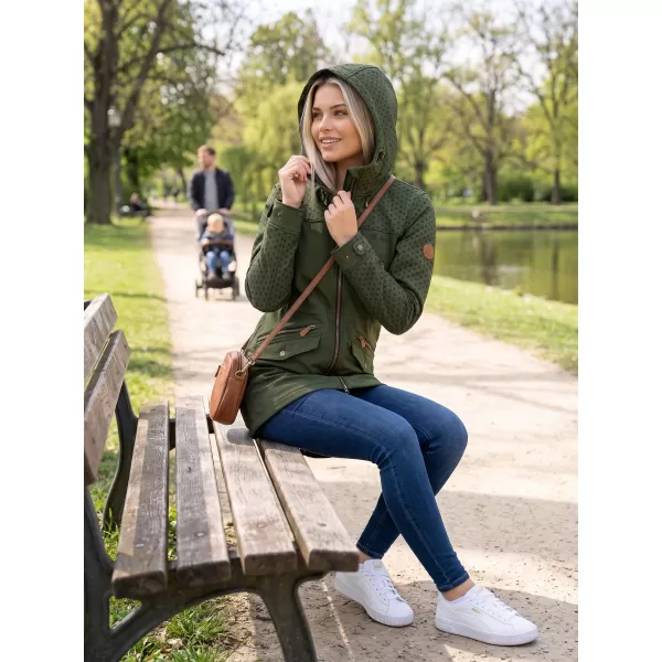  Ženska softshell jakna ALTISPORT GEMEE KAKI 