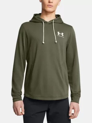 Moški pulover UNDER ARMOUR UA RIVAL TERRY LC HD 1370401-390 ZELENA