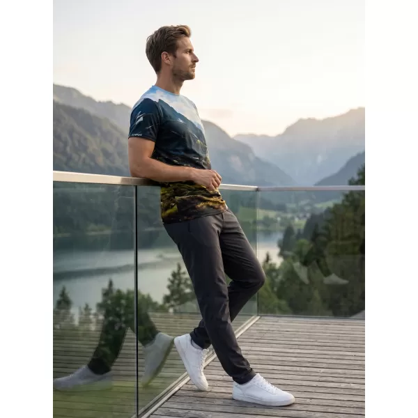  Moška vrhunska majica za prosti čas ALTISPORT VOJ/ALM116TR06 GORE 