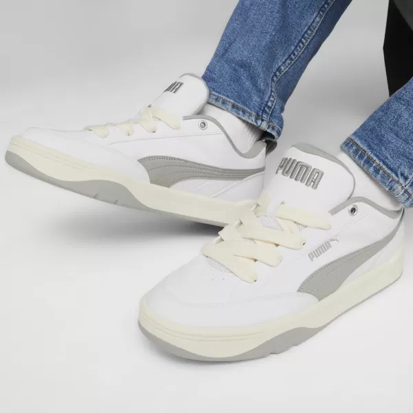  Škornji PUMA PARK LIFESTYLE 39508401 BELI/SIVI/SLADKANI MANDLJI 