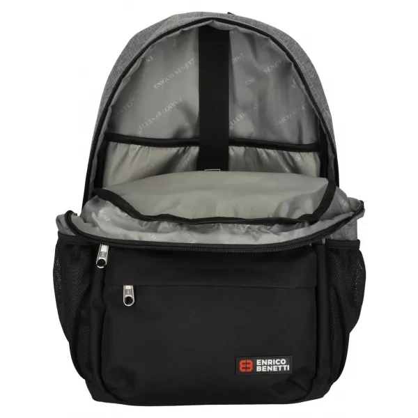  Nahrbtnik ENRICO BENETTI HAMBURG NOTEBOOK BACKPACK 23 L SVETLO SIVA 