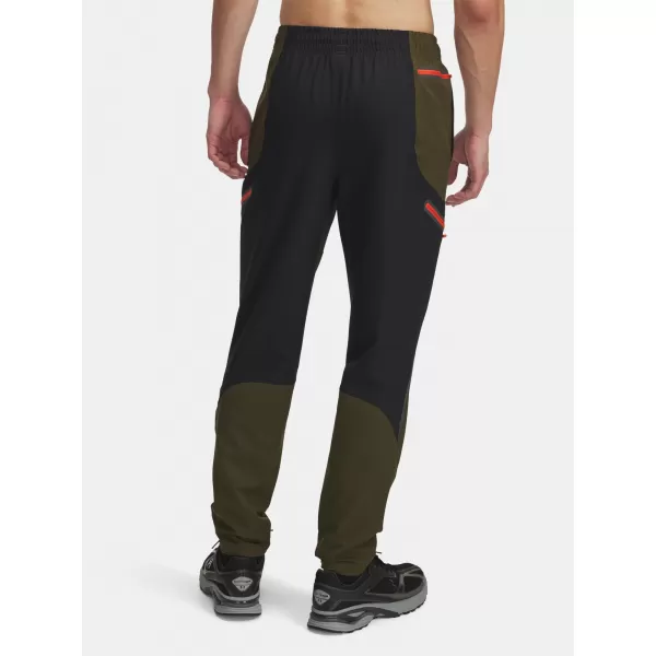  Moške športne hlače UNDER ARMOUR UA UNSTOPPABLE CARGO PANT 1390256-308 ZELENA 