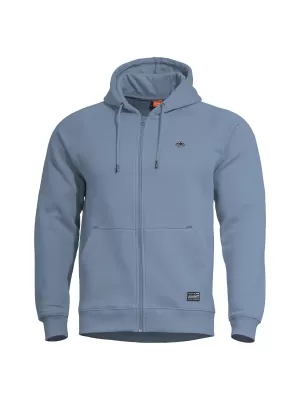 Pulover PENTAGON PHAETON HOOD ZIP SWEATER K09021 ZORA MODRA