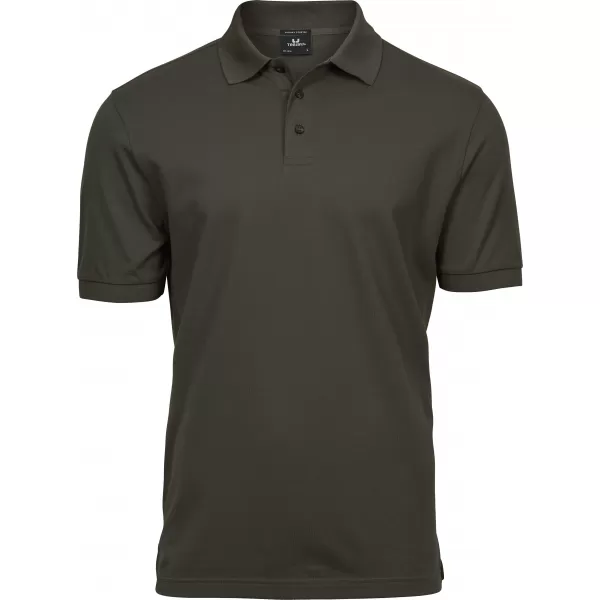  Moška majica s kratkimi rokavi TEE JAYS | TJ 1405 TEMNO OLIVNO 