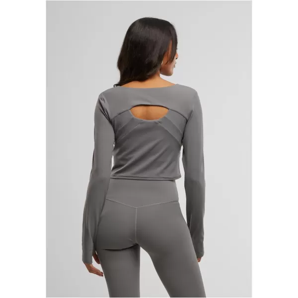  Ženska majica s kratkimi rokavi URBAN CLASSICS TB7807 SENIOR GREY 