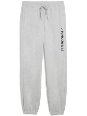 Moške trenirke PUMA M GRAPHIC FRENCH TERRY JOGGER 52770304 SVETLO SIVO VRESJE