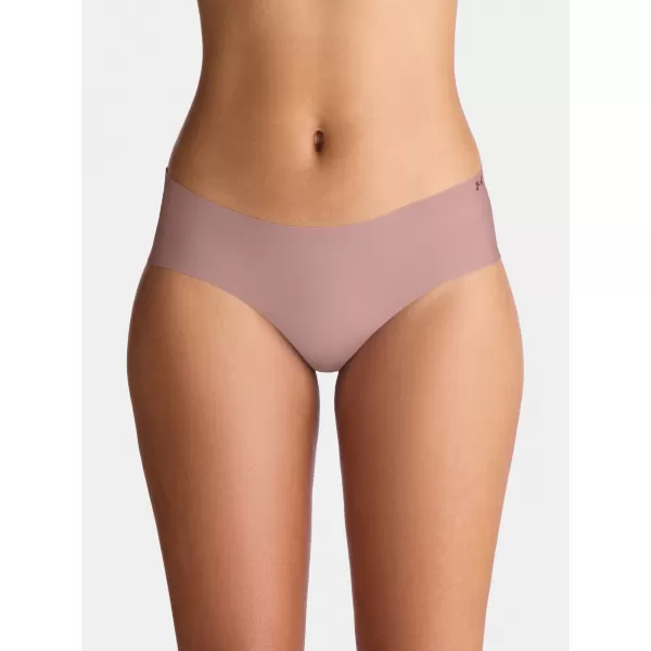  Ženske spodnjice UNDER ARMOUR UA PURE STRETCH NS HIP - 3PK 1383895-673 TURMALIN ROZA 