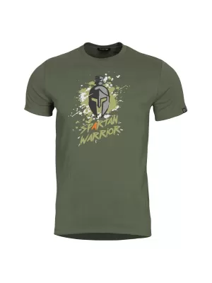 Majica s kratkimi rokavi PENTAGON AGERON SPARTAN WARRIOR K09012 OLIVNO ZELENA