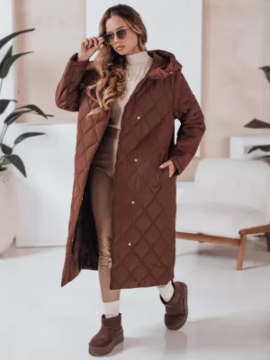 Ženska jakna DSTREET TY4927 RJAVA