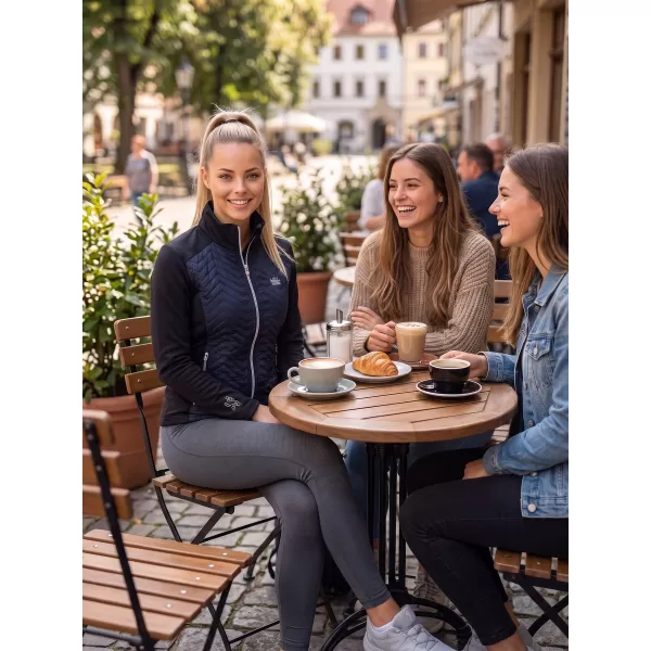  Ženska hibridna jakna ALTISPORT GAIL ČRNA 
