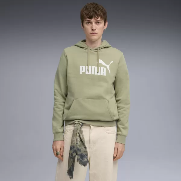  Moška jopica PUMA ESS NO 1 LOGO HOODIE FL (S) 68257182 LUX ARMY 