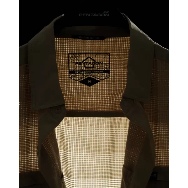  Moška srajca PENTAGON RIPPLE SUNPROOF SHIRT K02028 VOLK/SIV 
