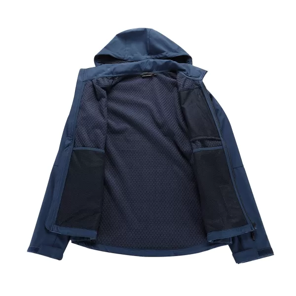  Moška softshell jakna ALPINE PRO HOOR TEMNO MODRA 