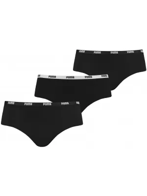 Hlačke PUMA HIPSTER 3P PACK 90759202 ČRN