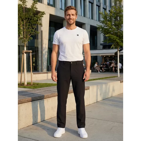  Moške hlače ALTISPORT ATS TROUSER SLIM-FIT ČRNA 