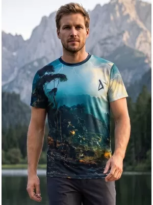 Moška vrhunska majica za prosti čas ALTISPORT VOJ/ALM116TR06 NEVIHTA