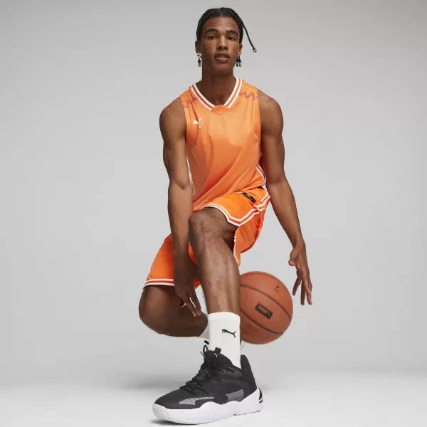  Moški dres PUMA HOOPS TEAM GAME JERSEY 67662808 ZLATI MAK 
